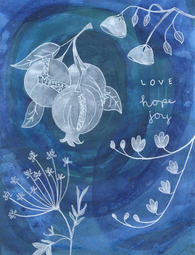 Love Hope Joy Note Card