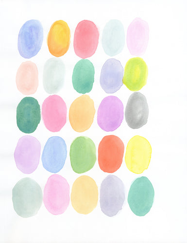 Watercolors Note Card