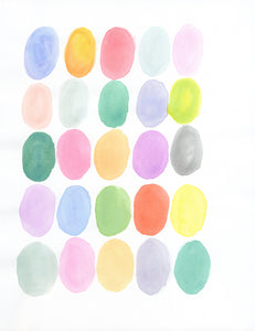 Watercolors Note Card